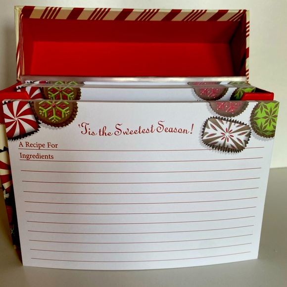 Holiday/Christmas themed Recipe Cards - Picture 1 of 6